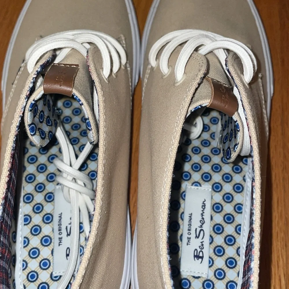 NWT Ben Sherman Bristol Chukka in Tan Cotton - Picture 7 of 12